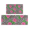 thumbnail image 1 of Pioneer Flower Floral Print Pattern Kitchen Rugs Sets Of 2, Anti Fatigue Non Slip Washable Floor Mats for Kitchen Sink Laundry, 17X30 Inch + 17X47 Inch, 1 of 6