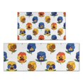 thumbnail image 1 of Pioneer Flower Floral Print Pattern Kitchen Rugs Sets Of 2, Anti Fatigue Non Slip Washable Floor Mats for Kitchen Sink Laundry, 17X30 Inch + 17X47 Inch, 1 of 6