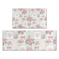 thumbnail image 1 of Pioneer Flower Floral Print Pattern Kitchen Rugs Sets Of 2, Anti Fatigue Non Slip Washable Floor Mats for Kitchen Sink Laundry, 17X30 Inch + 17X47 Inch, 1 of 6