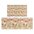thumbnail image 1 of Pioneer Flower Floral Print Pattern Kitchen Rugs Sets Of 2, Anti Fatigue Non Slip Washable Floor Mats for Kitchen Sink Laundry, 17X30 Inch + 17X47 Inch, 1 of 6
