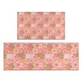 thumbnail image 1 of Pioneer Flower Floral Print Pattern Kitchen Rugs Sets Of 2, Anti Fatigue Non Slip Washable Floor Mats for Kitchen Sink Laundry, 17X30 Inch + 17X47 Inch, 1 of 6