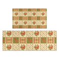 thumbnail image 1 of Pioneer Flower Floral Print Pattern Kitchen Rugs Sets Of 2, Anti Fatigue Non Slip Washable Floor Mats for Kitchen Sink Laundry, 17X30 Inch + 17X47 Inch, 1 of 6