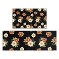 thumbnail image 1 of Pioneer Flower Floral Print Pattern Kitchen Rugs Sets Of 2, Anti Fatigue Non Slip Washable Floor Mats for Kitchen Sink Laundry, 17X30 Inch + 17X47 Inch, 1 of 6