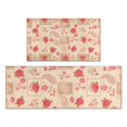 thumbnail image 1 of Pioneer Flower Floral Print Pattern Kitchen Rugs Sets Of 2, Anti Fatigue Non Slip Washable Floor Mats for Kitchen Sink Laundry, 17X30 Inch + 17X47 Inch, 1 of 6