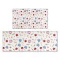 thumbnail image 1 of Pioneer Flower Floral Print Pattern Kitchen Rugs Sets Of 2, Anti Fatigue Non Slip Washable Floor Mats for Kitchen Sink Laundry, 17X30 Inch + 17X47 Inch, 1 of 6