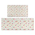 thumbnail image 1 of Pioneer Flower Floral Print Pattern Kitchen Rugs Sets Of 2, Anti Fatigue Non Slip Washable Floor Mats for Kitchen Sink Laundry, 17X30 Inch + 17X47 Inch, 1 of 6