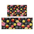 thumbnail image 1 of Pioneer Flower Floral Print Pattern Kitchen Rugs Sets Of 2, Anti Fatigue Non Slip Washable Floor Mats for Kitchen Sink Laundry, 17X30 Inch + 17X47 Inch, 1 of 6