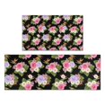 thumbnail image 1 of Pioneer Flower Floral Print Pattern Kitchen Rugs Sets Of 2, Anti Fatigue Non Slip Washable Floor Mats for Kitchen Sink Laundry, 17X30 Inch + 17X47 Inch, 1 of 6