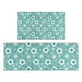 thumbnail image 1 of Pioneer Flower Floral Print Pattern Kitchen Rugs Sets Of 2, Anti Fatigue Non Slip Washable Floor Mats for Kitchen Sink Laundry, 17X30 Inch + 17X47 Inch, 1 of 6