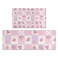 thumbnail image 1 of Pioneer Flower Floral Print Pattern Kitchen Rugs Sets Of 2, Anti Fatigue Non Slip Washable Floor Mats for Kitchen Sink Laundry, 17X30 Inch + 17X47 Inch, 1 of 6