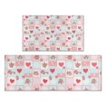 thumbnail image 1 of Pioneer Flower Floral Print Pattern Kitchen Rugs Sets Of 2, Anti Fatigue Non Slip Washable Floor Mats for Kitchen Sink Laundry, 17X30 Inch + 17X47 Inch, 1 of 6