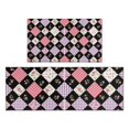 thumbnail image 1 of Pioneer Flower Floral Print Pattern Kitchen Rugs Sets Of 2, Anti Fatigue Non Slip Washable Floor Mats for Kitchen Sink Laundry, 17X30 Inch + 17X47 Inch, 1 of 6
