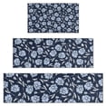 thumbnail image 1 of Pioneer Flower Floral Print Pattern Kitchen Rugs Sets Of 3,Kitchen Runner Rugs Non Skid Washable,Decorative Kitchen Floor Mats for Kitchen,Sink,Laundry,17"x30"+ 17"x47" + 17"x59", 1 of 6