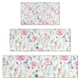 thumbnail image 1 of Pioneer Flower Floral Print Pattern Kitchen Rugs Sets Of 3,Kitchen Runner Rugs Non Skid Washable,Decorative Kitchen Floor Mats for Kitchen,Sink,Laundry,17"x30"+ 17"x47" + 17"x59", 1 of 6