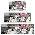 thumbnail image 1 of Pioneer Flower Floral Print Pattern Kitchen Rugs Sets Of 3,Kitchen Runner Rugs Non Skid Washable,Decorative Kitchen Floor Mats for Kitchen,Sink,Laundry,17"x30"+ 17"x47" + 17"x59", 1 of 6