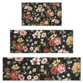 thumbnail image 1 of Pioneer Flower Floral Print Pattern Kitchen Rugs Sets Of 3,Kitchen Runner Rugs Non Skid Washable,Decorative Kitchen Floor Mats for Kitchen,Sink,Laundry,17"x30"+ 17"x47" + 17"x59", 1 of 6
