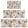 thumbnail image 1 of Pioneer Flower Floral Print Pattern Kitchen Rugs Sets Of 3,Kitchen Runner Rugs Non Skid Washable,Decorative Kitchen Floor Mats for Kitchen,Sink,Laundry,17"x30"+ 17"x47" + 17"x59", 1 of 6