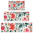 thumbnail image 1 of Pioneer Flower Floral Print Pattern Kitchen Rugs Sets Of 3,Kitchen Runner Rugs Non Skid Washable,Decorative Kitchen Floor Mats for Kitchen,Sink,Laundry,17"x30"+ 17"x47" + 17"x59", 1 of 6