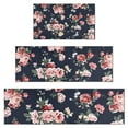 thumbnail image 1 of Pioneer Flower Floral Print Pattern Kitchen Rugs Sets Of 3,Kitchen Runner Rugs Non Skid Washable,Decorative Kitchen Floor Mats for Kitchen,Sink,Laundry,17"x30"+ 17"x47" + 17"x59", 1 of 6