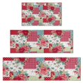 thumbnail image 1 of Pioneer Flower Floral Print Pattern Kitchen Rugs Sets Of 3,Kitchen Runner Rugs Non Skid Washable,Decorative Kitchen Floor Mats for Kitchen,Sink,Laundry,17"x30"+ 17"x47" + 17"x59", 1 of 6