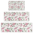 thumbnail image 1 of Pioneer Flower Floral Print Pattern Kitchen Rugs Sets Of 3,Kitchen Runner Rugs Non Skid Washable,Decorative Kitchen Floor Mats for Kitchen,Sink,Laundry,17"x30"+ 17"x47" + 17"x59", 1 of 6