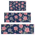thumbnail image 1 of Pioneer Flower Floral Print Pattern Kitchen Rugs Sets Of 3,Kitchen Runner Rugs Non Skid Washable,Decorative Kitchen Floor Mats for Kitchen,Sink,Laundry,17"x30"+ 17"x47" + 17"x59", 1 of 6