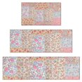 thumbnail image 1 of Pioneer Flower Floral Print Pattern Kitchen Rugs Sets Of 3,Kitchen Runner Rugs Non Skid Washable,Decorative Kitchen Floor Mats for Kitchen,Sink,Laundry,17"x30"+ 17"x47" + 17"x59", 1 of 6