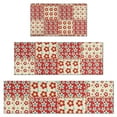thumbnail image 1 of Pioneer Flower Floral Print Pattern Kitchen Rugs Sets Of 3,Kitchen Runner Rugs Non Skid Washable,Decorative Kitchen Floor Mats for Kitchen,Sink,Laundry,17"x30"+ 17"x47" + 17"x59", 1 of 6