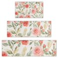thumbnail image 1 of Pioneer Flower Floral Print Pattern Kitchen Rugs Sets Of 3,Kitchen Runner Rugs Non Skid Washable,Decorative Kitchen Floor Mats for Kitchen,Sink,Laundry,17"x30"+ 17"x47" + 17"x59", 1 of 6