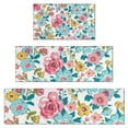 thumbnail image 1 of Pioneer Flower Floral Print Pattern Kitchen Rugs Sets Of 3,Kitchen Runner Rugs Non Skid Washable,Decorative Kitchen Floor Mats for Kitchen,Sink,Laundry,17"x30"+ 17"x47" + 17"x59", 1 of 6