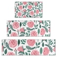 thumbnail image 1 of Pioneer Flower Floral Print Pattern Kitchen Rugs Sets Of 3,Kitchen Runner Rugs Non Skid Washable,Decorative Kitchen Floor Mats for Kitchen,Sink,Laundry,17"x30"+ 17"x47" + 17"x59", 1 of 6