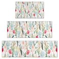 thumbnail image 1 of Pioneer Flower Floral Print Pattern Kitchen Rugs Sets Of 3,Kitchen Runner Rugs Non Skid Washable,Decorative Kitchen Floor Mats for Kitchen,Sink,Laundry,17"x30"+ 17"x47" + 17"x59", 1 of 6