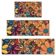 thumbnail image 1 of Pioneer Flower Floral Print Pattern Kitchen Rugs Sets Of 3,Kitchen Runner Rugs Non Skid Washable,Decorative Kitchen Floor Mats for Kitchen,Sink,Laundry,17"x30"+ 17"x47" + 17"x59", 1 of 6