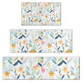thumbnail image 1 of Pioneer Flower Floral Print Pattern Kitchen Rugs Sets Of 3,Kitchen Runner Rugs Non Skid Washable,Decorative Kitchen Floor Mats for Kitchen,Sink,Laundry,17"x30"+ 17"x47" + 17"x59", 1 of 6