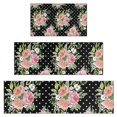 thumbnail image 1 of Pioneer Flower Floral Print Pattern Kitchen Rugs Sets Of 3,Kitchen Runner Rugs Non Skid Washable,Decorative Kitchen Floor Mats for Kitchen,Sink,Laundry,17"x30"+ 17"x47" + 17"x59", 1 of 6