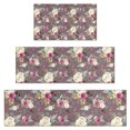 thumbnail image 1 of Pioneer Flower Floral Print Pattern Kitchen Rugs Sets Of 3,Kitchen Runner Rugs Non Skid Washable,Decorative Kitchen Floor Mats for Kitchen,Sink,Laundry,17"x30"+ 17"x47" + 17"x59", 1 of 6