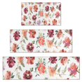 thumbnail image 1 of Pioneer Flower Floral Print Pattern Kitchen Rugs Sets Of 3,Kitchen Runner Rugs Non Skid Washable,Decorative Kitchen Floor Mats for Kitchen,Sink,Laundry,17"x30"+ 17"x47" + 17"x59", 1 of 6