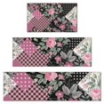 thumbnail image 1 of Pioneer Flower Floral Print Pattern Kitchen Rugs Sets Of 3,Kitchen Runner Rugs Non Skid Washable,Decorative Kitchen Floor Mats for Kitchen,Sink,Laundry,17"x30"+ 17"x47" + 17"x59", 1 of 6