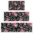 thumbnail image 1 of Pioneer Flower Floral Print Pattern Kitchen Rugs Sets Of 3,Kitchen Runner Rugs Non Skid Washable,Decorative Kitchen Floor Mats for Kitchen,Sink,Laundry,17"x30"+ 17"x47" + 17"x59", 1 of 6