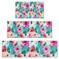 thumbnail image 1 of Pioneer Flower Floral Print Pattern Kitchen Rugs Sets Of 3,Kitchen Runner Rugs Non Skid Washable,Decorative Kitchen Floor Mats for Kitchen,Sink,Laundry,17"x30"+ 17"x47" + 17"x59", 1 of 6