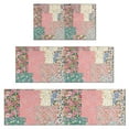 thumbnail image 1 of Pioneer Flower Floral Print Pattern Kitchen Rugs Sets Of 3,Kitchen Runner Rugs Non Skid Washable,Decorative Kitchen Floor Mats for Kitchen,Sink,Laundry,17"x30"+ 17"x47" + 17"x59", 1 of 6