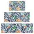 thumbnail image 1 of Pioneer Flower Floral Print Pattern Kitchen Rugs Sets Of 3,Kitchen Runner Rugs Non Skid Washable,Decorative Kitchen Floor Mats for Kitchen,Sink,Laundry,17"x30"+ 17"x47" + 17"x59", 1 of 6