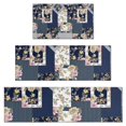 thumbnail image 1 of Pioneer Flower Floral Print Pattern Kitchen Rugs Sets Of 3,Kitchen Runner Rugs Non Skid Washable,Decorative Kitchen Floor Mats for Kitchen,Sink,Laundry,17"x30"+ 17"x47" + 17"x59", 1 of 6