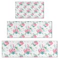 thumbnail image 1 of Pioneer Flower Floral Print Pattern Kitchen Rugs Sets Of 3,Kitchen Runner Rugs Non Skid Washable,Decorative Kitchen Floor Mats for Kitchen,Sink,Laundry,17"x30"+ 17"x47" + 17"x59", 1 of 6