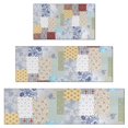 thumbnail image 1 of Pioneer Flower Floral Print Pattern Kitchen Rugs Sets Of 3,Kitchen Runner Rugs Non Skid Washable,Decorative Kitchen Floor Mats for Kitchen,Sink,Laundry,17"x30"+ 17"x47" + 17"x59", 1 of 6