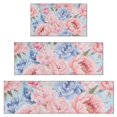 thumbnail image 1 of Pioneer Flower Floral Print Pattern Kitchen Rugs Sets Of 3,Kitchen Runner Rugs Non Skid Washable,Decorative Kitchen Floor Mats for Kitchen,Sink,Laundry,17"x30"+ 17"x47" + 17"x59", 1 of 6