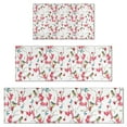 thumbnail image 1 of Pioneer Flower Floral Print Pattern Kitchen Rugs Sets Of 3,Kitchen Runner Rugs Non Skid Washable,Decorative Kitchen Floor Mats for Kitchen,Sink,Laundry,17"x30"+ 17"x47" + 17"x59", 1 of 6