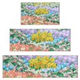 thumbnail image 1 of Pioneer Flower Floral Print Pattern Kitchen Rugs Sets Of 3,Kitchen Runner Rugs Non Skid Washable,Decorative Kitchen Floor Mats for Kitchen,Sink,Laundry,17"x30"+ 17"x47" + 17"x59", 1 of 6