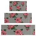 thumbnail image 1 of Pioneer Flower Floral Print Pattern Kitchen Rugs Sets Of 3,Kitchen Runner Rugs Non Skid Washable,Decorative Kitchen Floor Mats for Kitchen,Sink,Laundry,17"x30"+ 17"x47" + 17"x59", 1 of 6