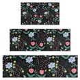 thumbnail image 1 of Pioneer Flower Floral Print Pattern Kitchen Rugs Sets Of 3,Kitchen Runner Rugs Non Skid Washable,Decorative Kitchen Floor Mats for Kitchen,Sink,Laundry,17"x30"+ 17"x47" + 17"x59", 1 of 6